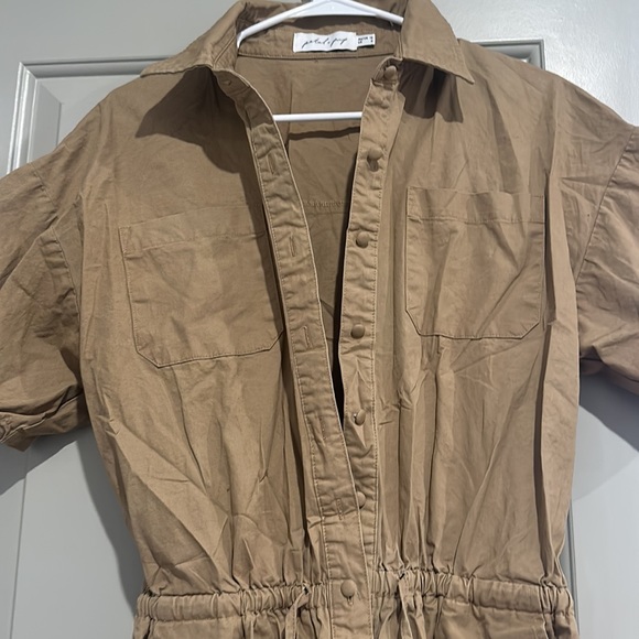 New - never worn (washed so not with tags) Petal and Pup Tan Jumpsuit - Picture 4 of 5